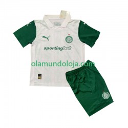 Camisola Palmeiras Criança Equipamento Segundo 2025 Manga Curta